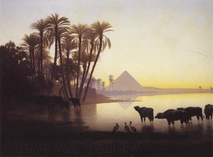 Theodore Frere Along the Nile at Giza